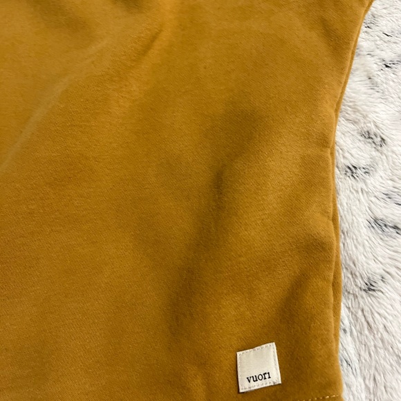 Vuori Restore Golden Crew Neck Sweater-shirt Women’s Size Medium - Picture 8 of 11